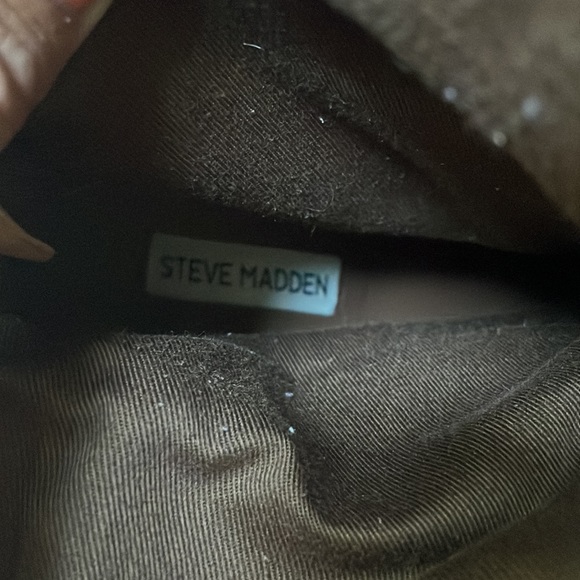 Steve Madden Camel Tan Temmpt Mid-Rise Moto Boots. Size 7.5 - Picture 9 of 9